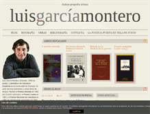 Tablet Screenshot of luisgarciamontero.com